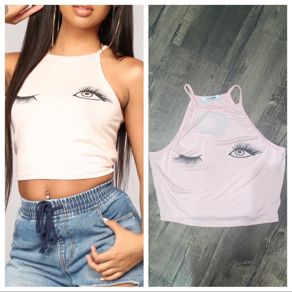 Fashion Nova “Wink if you like me tank”